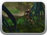 He starts at the outermost areas from the pod